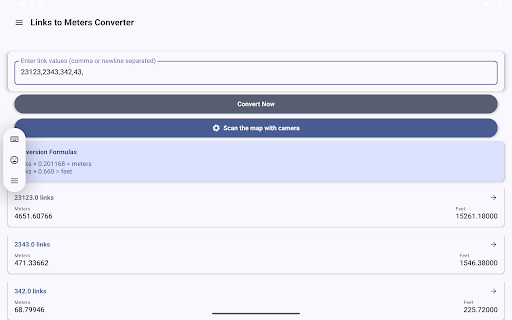 Links to Meters Converter