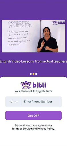 Bibli - AI English Tutor screenshot 1