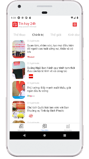 Tin hay 24h: Sự kiện hôm nay Screen 2