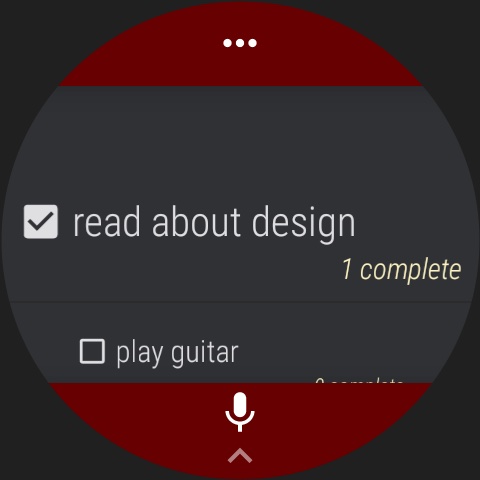 Android application Dailies screenshort