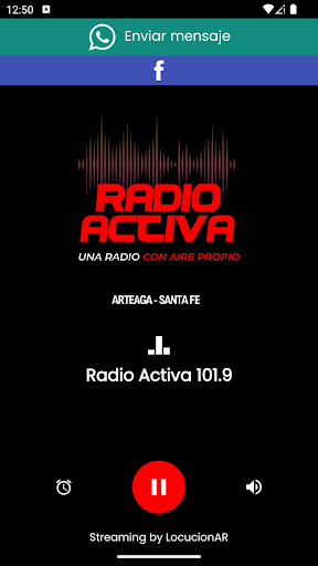 Android application Radio Activa 101.9 screenshort