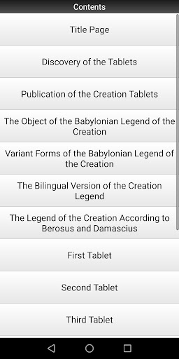 Babylonian Legends of Creation Screen 2