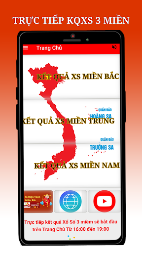 Android application Live Trực Tiếp KQXS 3 Miền screenshort