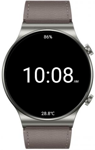 Android application Simple Watch Face 2 screenshort
