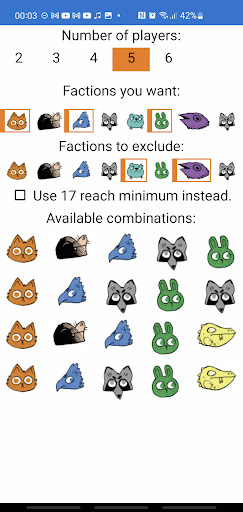 Android application Stem Faction Picker screenshort