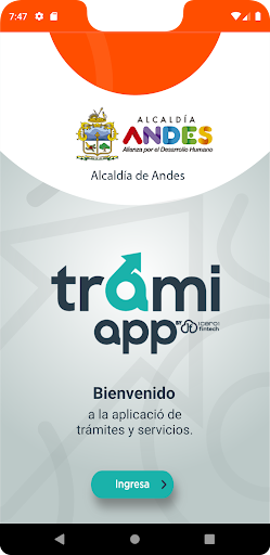 Android application Trami App Andes screenshort