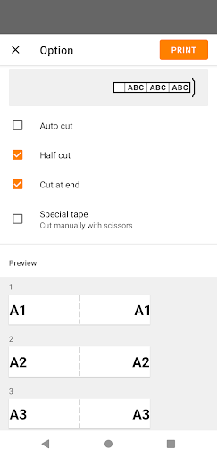 Screenshot of Brother Pro Label Tool