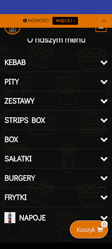 Android application Dopamina Kebab screenshort