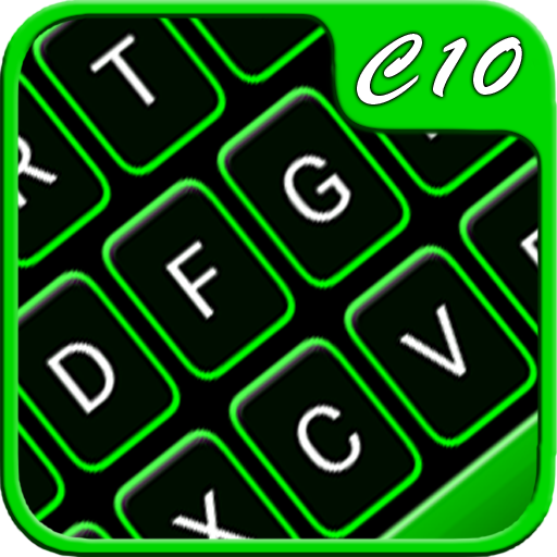 Green Neon Keyboard