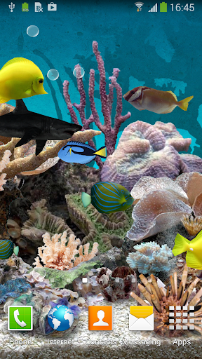 Android application 3D Aquarium Live Wallpaper screenshort