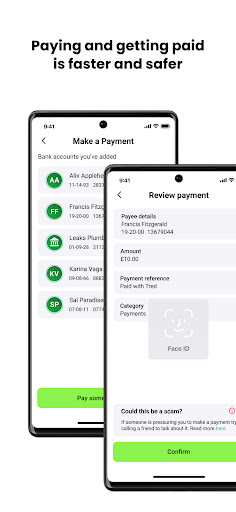 Tred - Green Business Account Screen 3