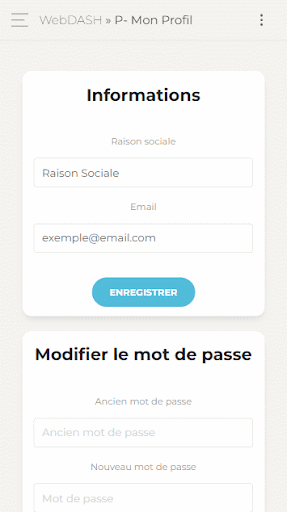 Android application LACDP WebDASH screenshort