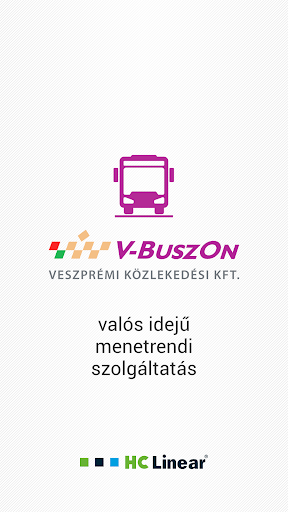 Android application V-BuszOn – Veszprém menetrend screenshort