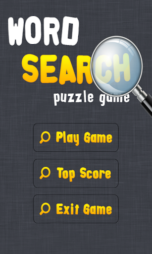 Android application Word Search Puzzle Game screenshort
