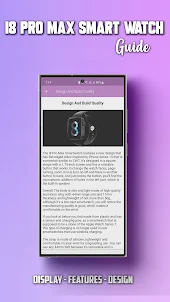 i8 Pro Max Smart watch Guide