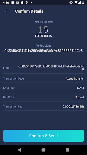 Theta Wallet Screen 3