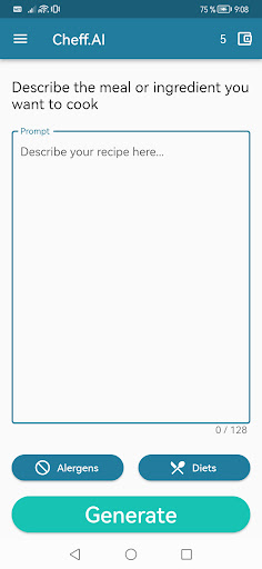 Cheff.AI - cooking recipes