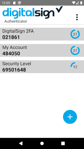Android application DSAuth screenshort