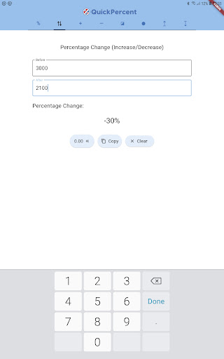 QuickPercent Calculator