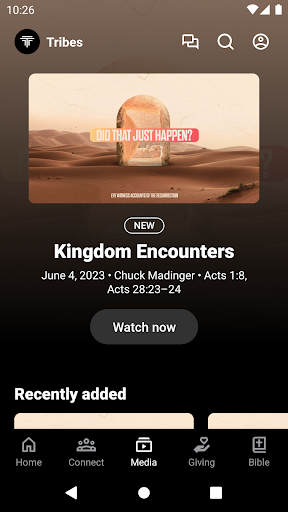 Tribes Church Tx Screen 3