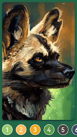 Game screenshot Dog Paint by Number Coloring mod apk