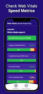 Web Vitals - Speed Reporting