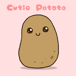 Cover Image of Download Cutie Potato Theme  APK