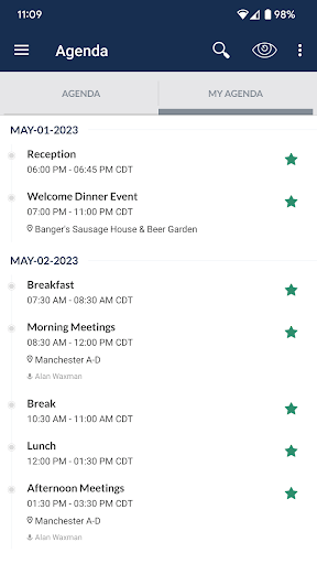 Sixth Street Events Screen 2