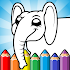 Easy coloring pages for kids