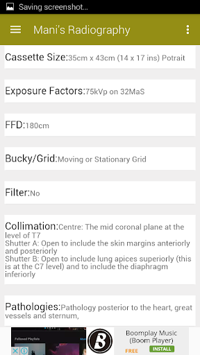 Mani Radiography Screen 3