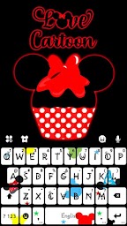 Love Cartoon Doodle Keyboard Theme