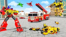 消防車ロボットカーゲームのおすすめ画像5