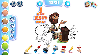Bible Colouring for Kids! - Ba - Screenshot 2