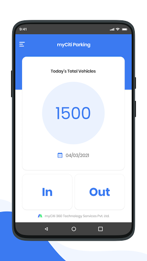 Android application myCiti Parking screenshort