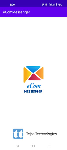 Android application eCom Messenger screenshort
