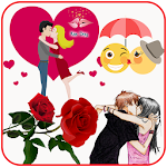 Cover Image of Download Kiss Me Love Stickers & emoji  APK