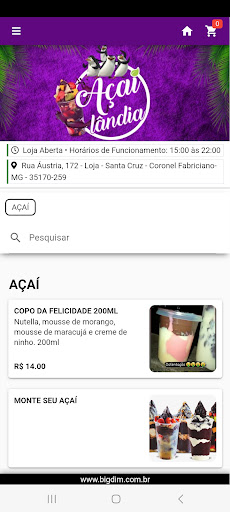 Android application Açailândia screenshort