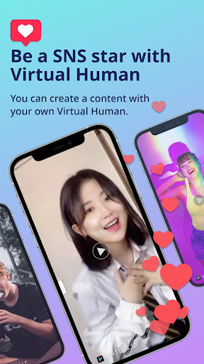 Android application Virtually: Virtual Influencer screenshort