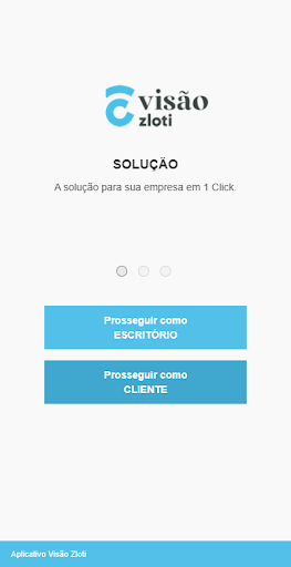 Android application Visão Zloti screenshort