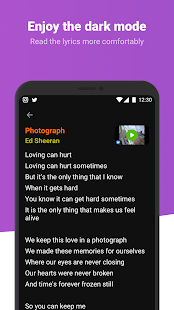 Letras - Song lyrics Screenshot