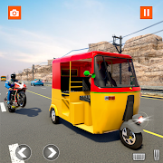 Tuk Tuk Rickhaw Driving : Free Traffic Games 2020