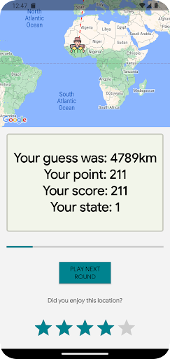 Geoguessrgame Screen 3