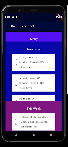 Android application Graphenous screenshort