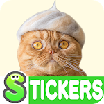 Cover Image of Download Cats' Hair Hats Stickers Free 2.0.5.1 APK