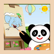 Panda Baby Coloring And Stickers