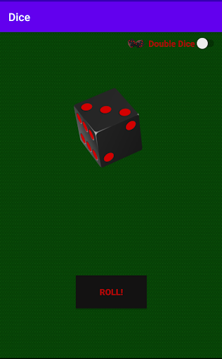 Android application Dice screenshort