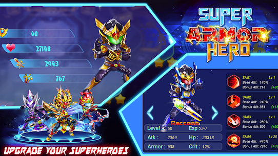 Superhero Armor MOD APK (One Hit Kill/God Mod) 6