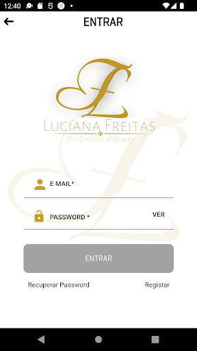Android application Luciana - Estética screenshort
