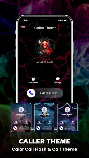 Colorful Theme Call Screen