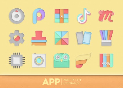 Paper Cut Icon Pack APK (Naka-Patch/Buong Naka-unlock) 5